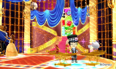 Dancing in the Beauty and the Beast dream in DMW2.