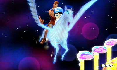 Me and Hercules flying on Pegasus.