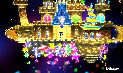 The castle in the Shiny Star dream in Disney Magical World 2.