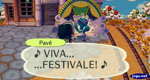 Pave the peacock: VIVA... FESTIVALE!