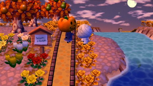 Jack appears on Halloween in ACCF.