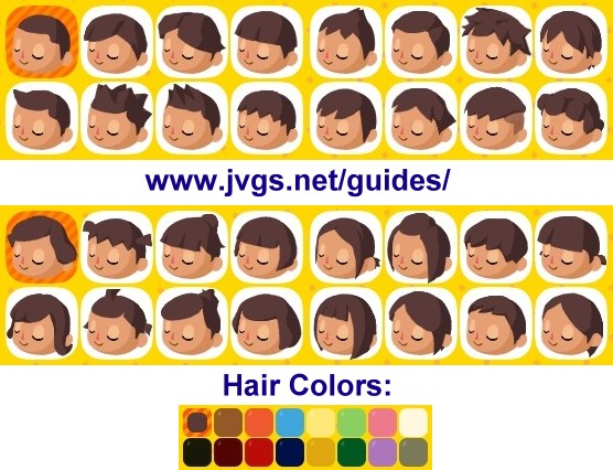 Animal Crossing Hairstyle Guide Best Haircut 2020