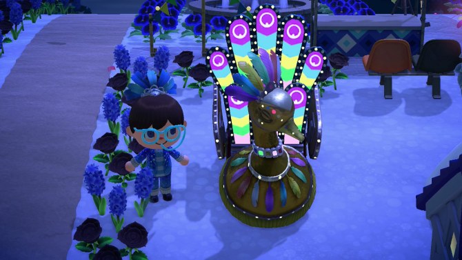 The Festivale float in Animal Crossing: New Horizons.