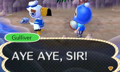 Gulliver: AYE AYE, SIR!