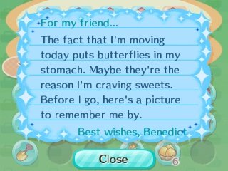 Benedict's goodbye letter.