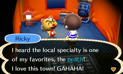 Ricky: I heard the local specialty is one of my favorites, the peach! I love this town!
