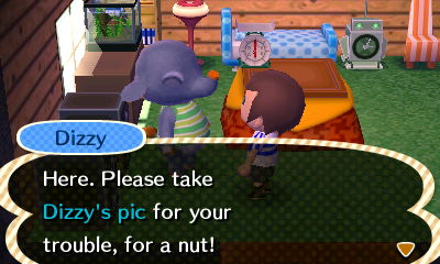 Dizzy: Here. Please take Dizzy's pic for your trouble!