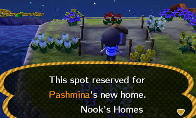 This spot reserved for Pashmina's new home. -Nook's Homes