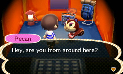 Pecan: Hey, are you from around here?