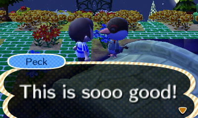 Peck: This is sooo good!