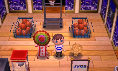 The flashy-flower sign and wheat bundle in my house.