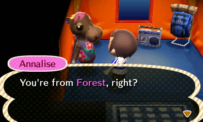 Annalise: You're from Forest, right?