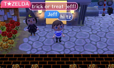 T Zelda: Trick or treat, Jeff!