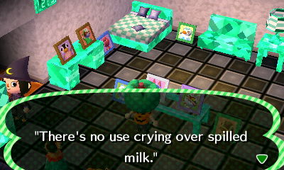 Quote on Tom's pic: There's no use crying over spilled milk.