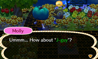 Molly: Ummm... How about J-guy?