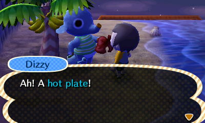Dizzy: Ah! A hot plate!
