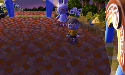 The entrance to the three sections of the Happy Homes Showcase.