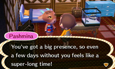 Pashmina: Even a few days without you feels like a super-long time!