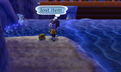 A lost item on the beach.