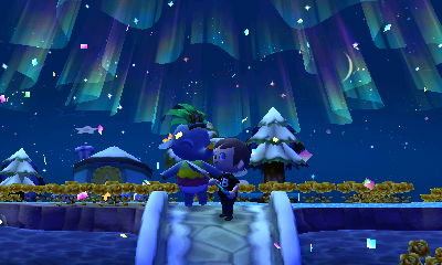 Northern lights during Festivale.