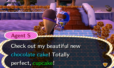 Agent S: Check out my beautiful new chocolate cake!
