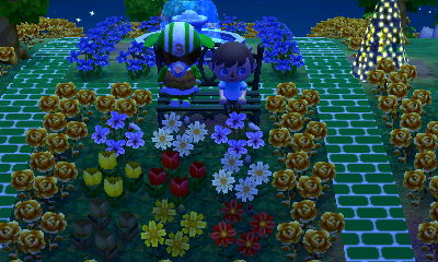 Sitting on the bench with Big Top.