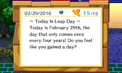 Today is February 29th, the day that only comes once every four years! Do you feel like you gained a day?