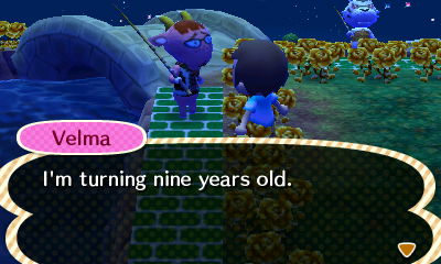 Velma: I'm turning nine years old.