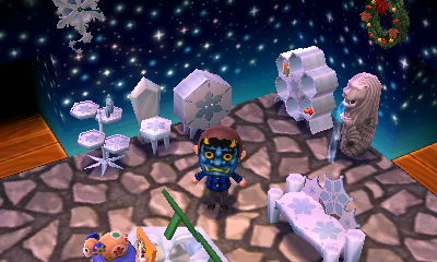 A lunar horizon and slate flooring.