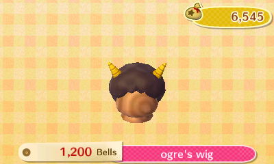 Ogre's wig - 1,200 bells.