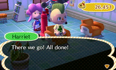 Harriet: There we go! All done!