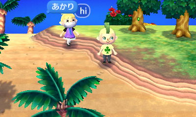 A Japanese player says hi.