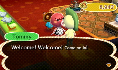 Octavian was in my face as Tommy tried to greet me.