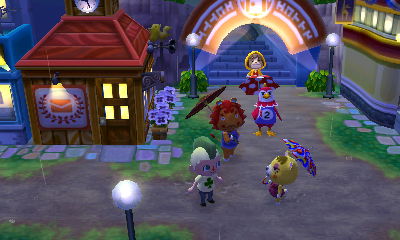 Rain on Main Street.