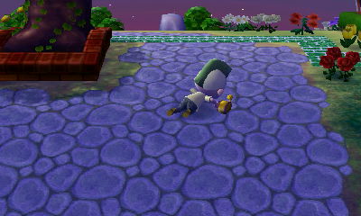 Falling at the event plaza.