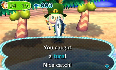 You caught a tuna! Nice catch!