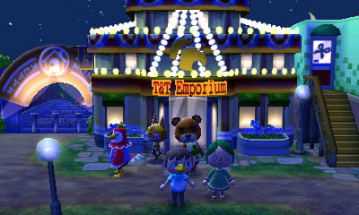 Merka with green hair.