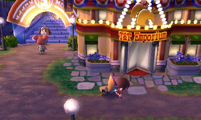 Falling on my face in front of T&T Emporium.