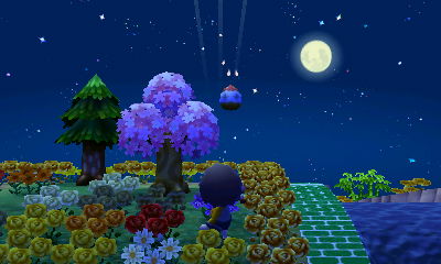 Shooting down a sky egg on Bunny Day.