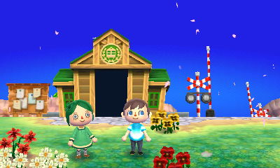 Cherry blossom petals in Merka's town.