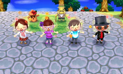 Celebrating a successful island tour.