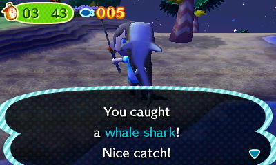 You caught a whale shark! Nice catch!