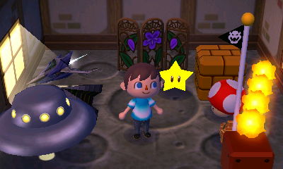 The violet screen in a StreetPass home.
