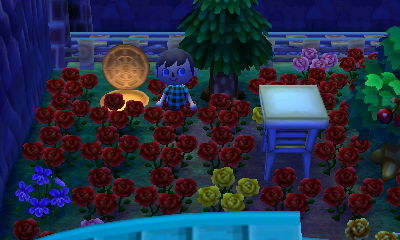 An open manhole leading to the Reset Center.