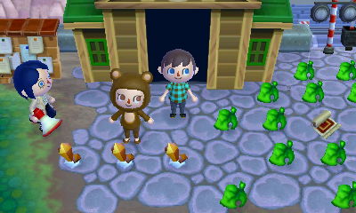 Merka and Pepper in Bribs.