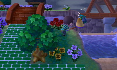 Using my net to smack a silver slingshot balloon out of the sky.