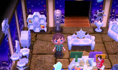 A cityscape wall and ancient tile.