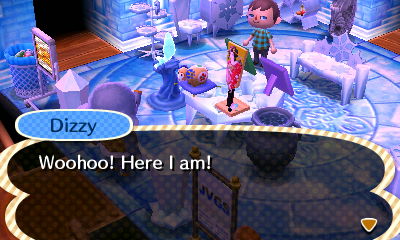 Dizzy: Woohoo! Here I am!