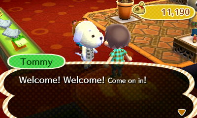 Tommy (standing behind Daisy): Welcome! Welcome! Come on in!
