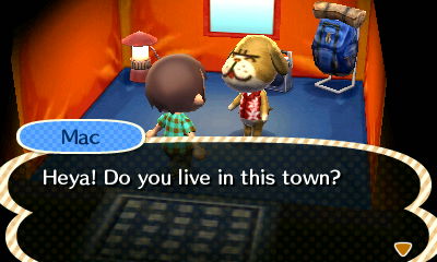 Mac: Heya! Do you live in this town?